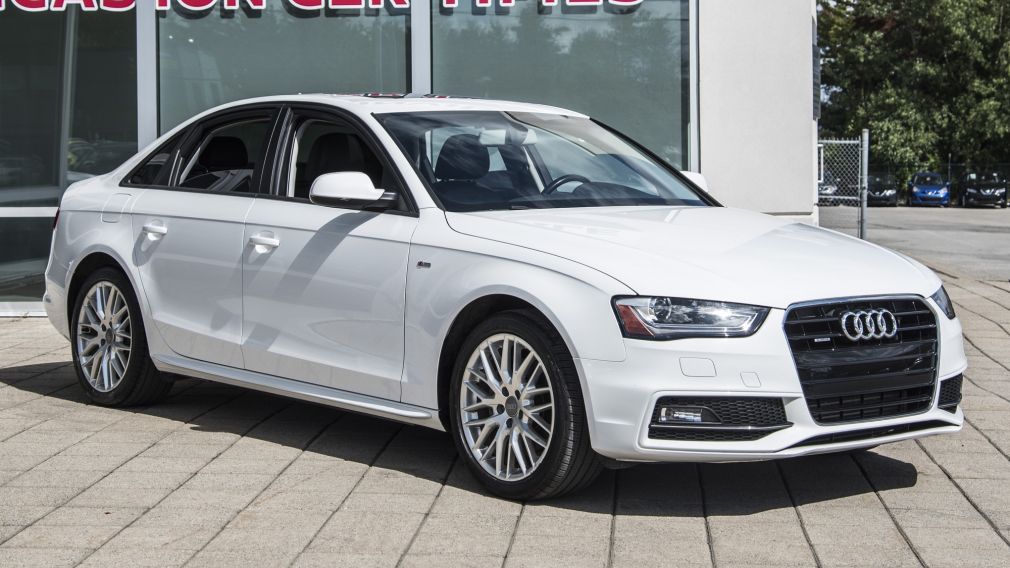 2016 Audi A4 Komfort plus, AWD, CUIR, TOIT, BAS KM, AUBAINE!!! #0