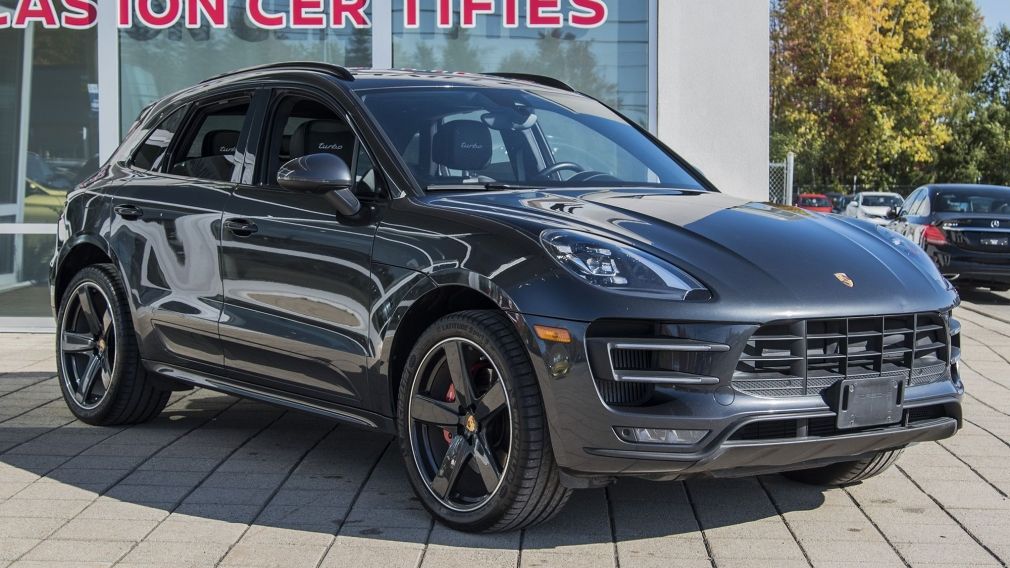 2017 Porsche Macan Turbo AWD, 440HP, TOIT, GPS, CUIR, RARE, AUBAINE ! #0