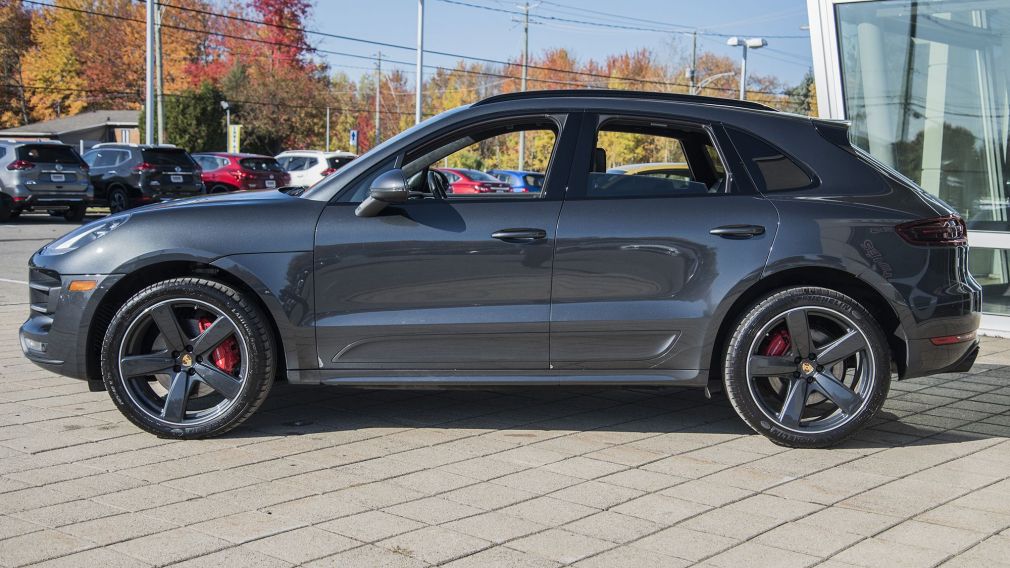 2017 Porsche Macan Turbo AWD, 440HP, TOIT, GPS, CUIR, RARE, AUBAINE ! #3