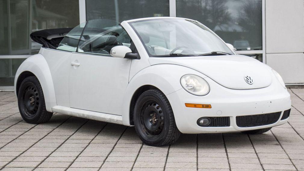 2010 Volkswagen New Beetle COMFORTLINE CABRIOLET, CUIR, 1 PROPRIO, 8 PNEUS ! #0