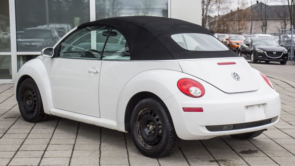 2010 Volkswagen New Beetle COMFORTLINE CABRIOLET, CUIR, 1 PROPRIO, 8 PNEUS ! #6