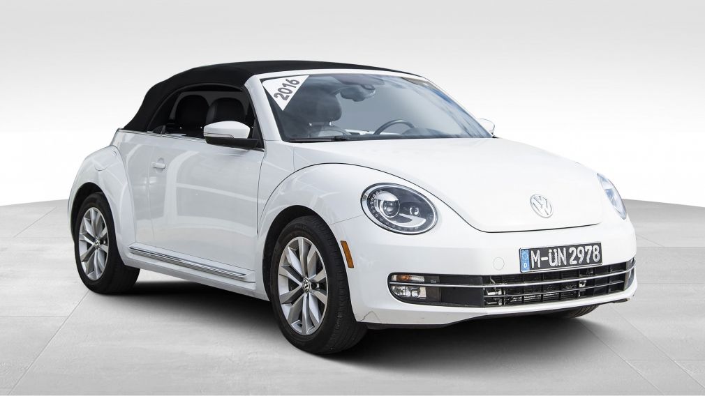 2016 Volkswagen BEETLE Comfortline, CONVERTIBLE, CUIR, CAM RECUL, AUBAINE #2