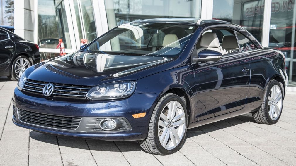 2013 Volkswagen EOS Comfortline, CONVERTIBLE, CUIR, AC, AUBAINE!! #3