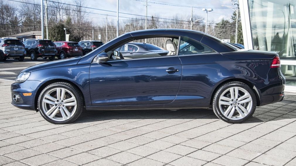 2013 Volkswagen EOS Comfortline, CONVERTIBLE, CUIR, AC, AUBAINE!! #4