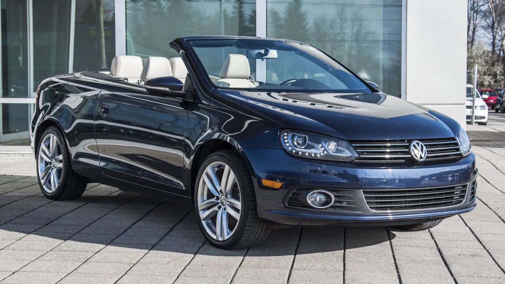 2013 Volkswagen EOS Comfortline, CONVERTIBLE, CUIR, AC, AUBAINE!! #5