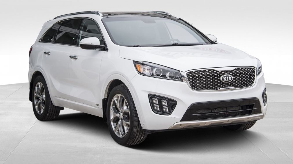 2016 Kia Sorento 3.3L SX+, AWD, TOIT PANO, GPS, CUIR, 7 PASSAGERS ! #0