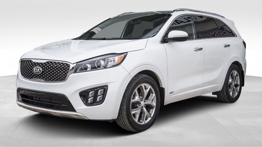 2016 Kia Sorento 3.3L SX+, AWD, TOIT PANO, GPS, CUIR, 7 PASSAGERS ! #2