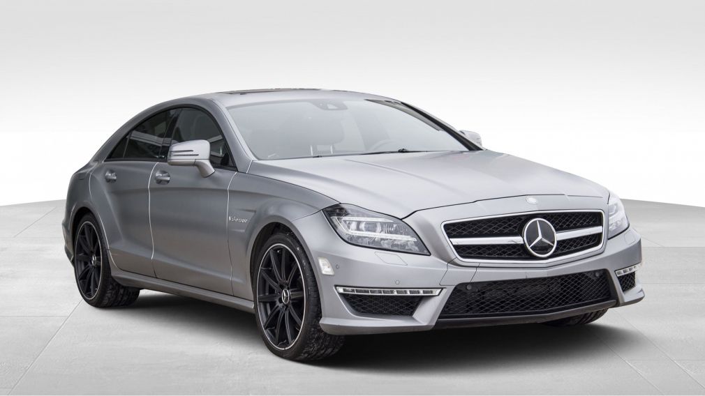 2014 Mercedes Benz CLS63 AMG, 550HP, CUIR, TOIT, GPS, RARE, BAS KM !!! #0