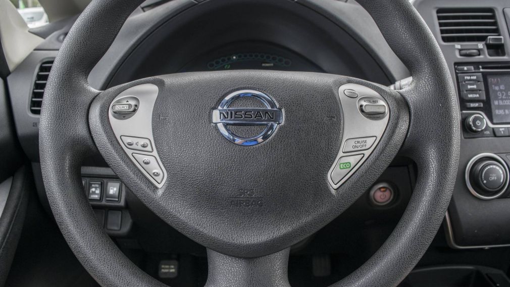 2016 Nissan Leaf S GR ELECTRIQUE AIR CLIM CAM RECUL #12