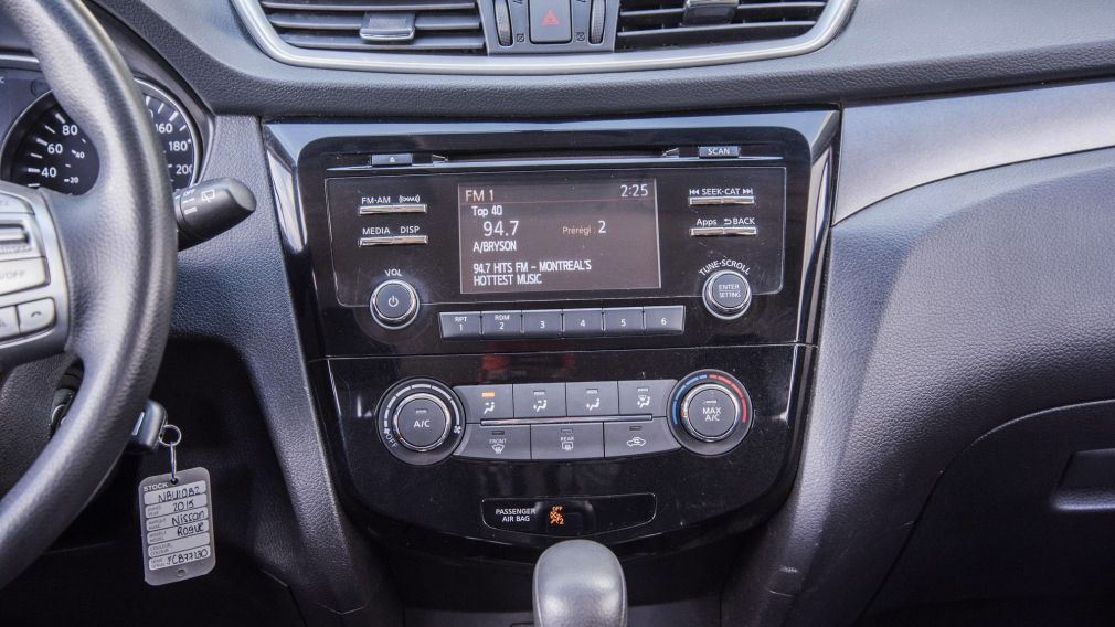 2015 Nissan Rogue S AWD GR ELECTRIQUE CAM RECUL AIR CLIM #10