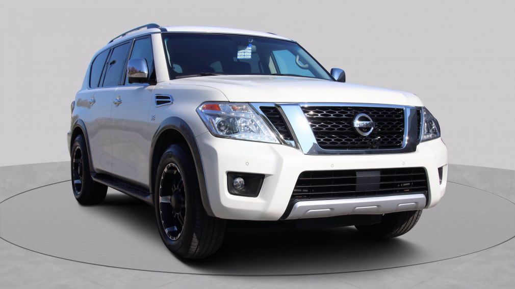 2017 Nissan Armada SL**PLATINUM**CAMERA 360**CUIR**TOIT PANO**MAGS** #0