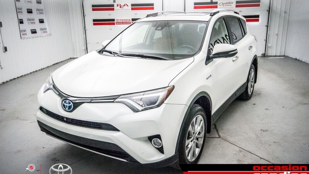 2018 Toyota Rav 4 Hybrid Limited * AWD * mags * toit * nav * cuir te #4