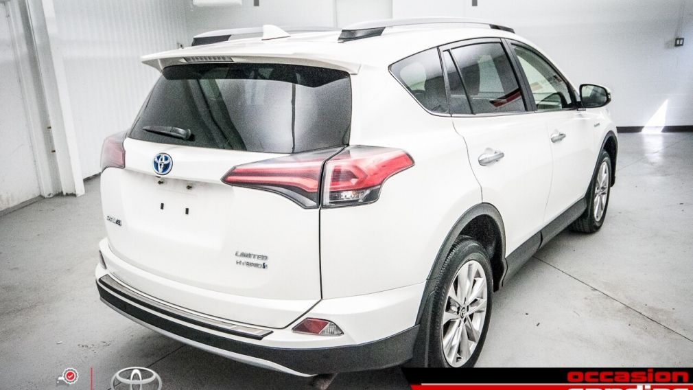 2018 Toyota Rav 4 Hybrid Limited * AWD * mags * toit * nav * cuir te #10