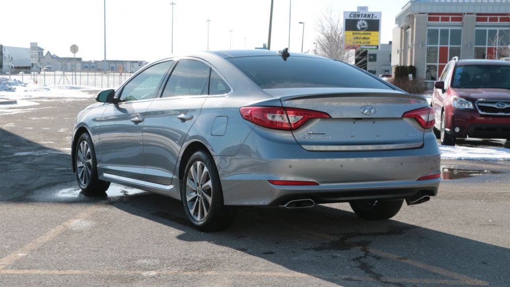 2015 Hyundai Sonata 2.4L Sport AUTO A/C TOIT MAGS BLUETOOTH CAM.RECUL #4