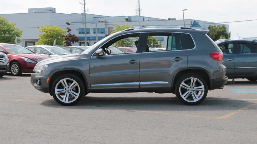 2013 Volkswagen Tiguan Highline R AWD AUTO A/C CUIR MAGS #3