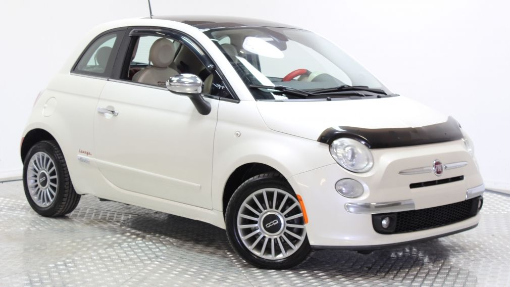 2012 Fiat 500 Lounge A/C toit ouvrant #0