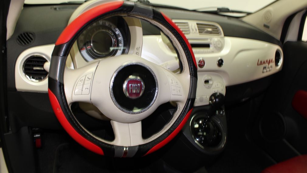 2012 Fiat 500 Lounge A/C toit ouvrant #8