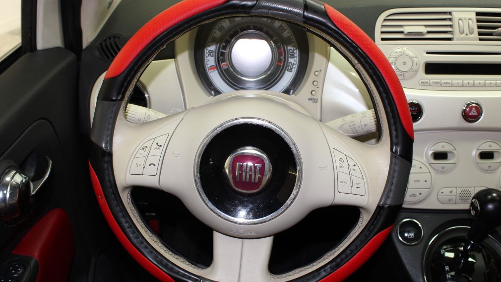 2012 Fiat 500 Lounge A/C toit ouvrant #13