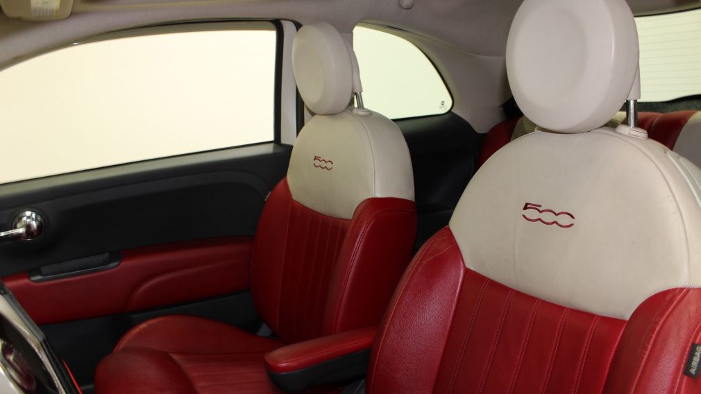 2012 Fiat 500 Lounge A/C toit ouvrant #16