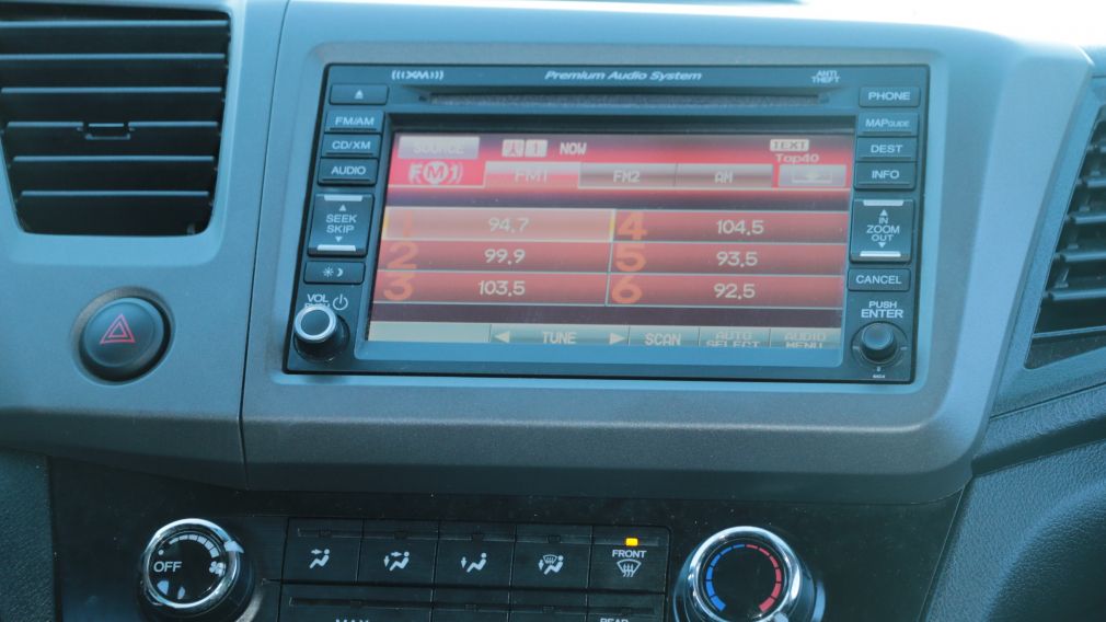 2012 Honda Civic Si GPS Sunroof Bluetooth USB/Camera/SAT #4