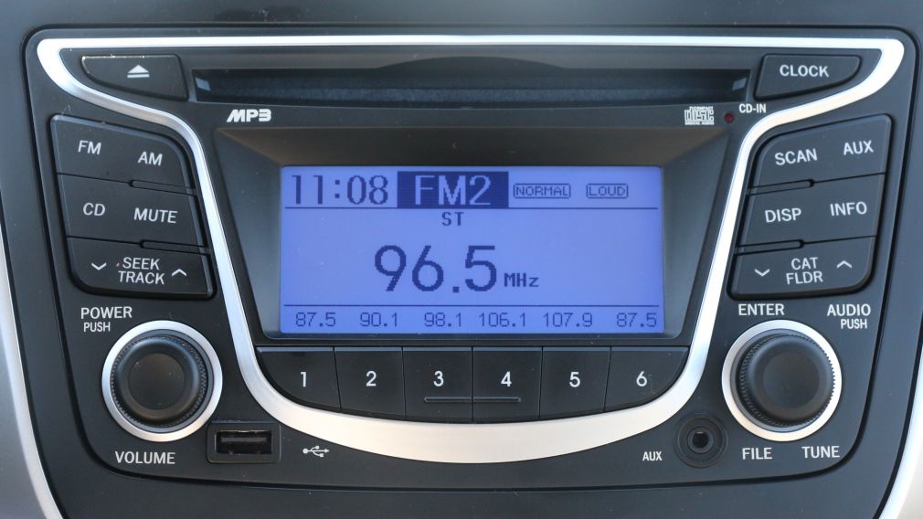 2013 Hyundai Accent L RADIO AM/FM/CD AUX/USB #5