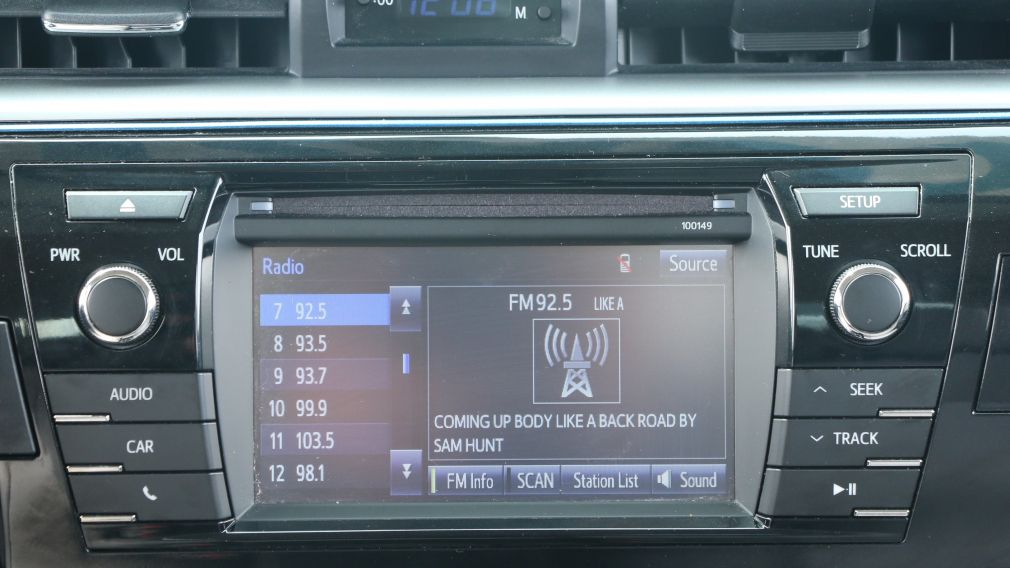 2015 Toyota Corolla LE CVT Sieges-Chauf Bluetooth Camera/USB #4