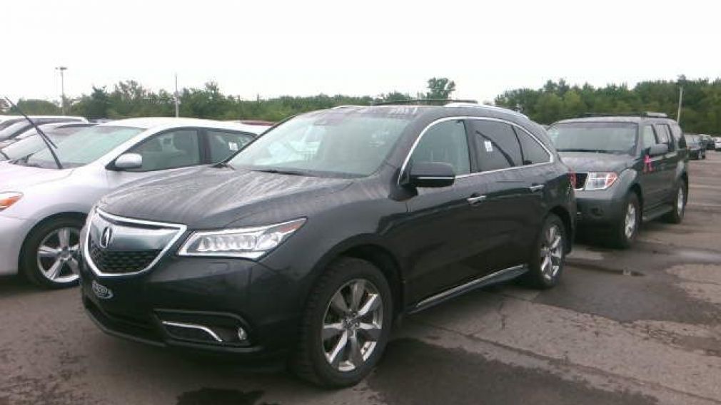 2016 Acura MDX Elite 4X4 GPS Sunroof DVD Cuir-Ventiler Bluetooth #0