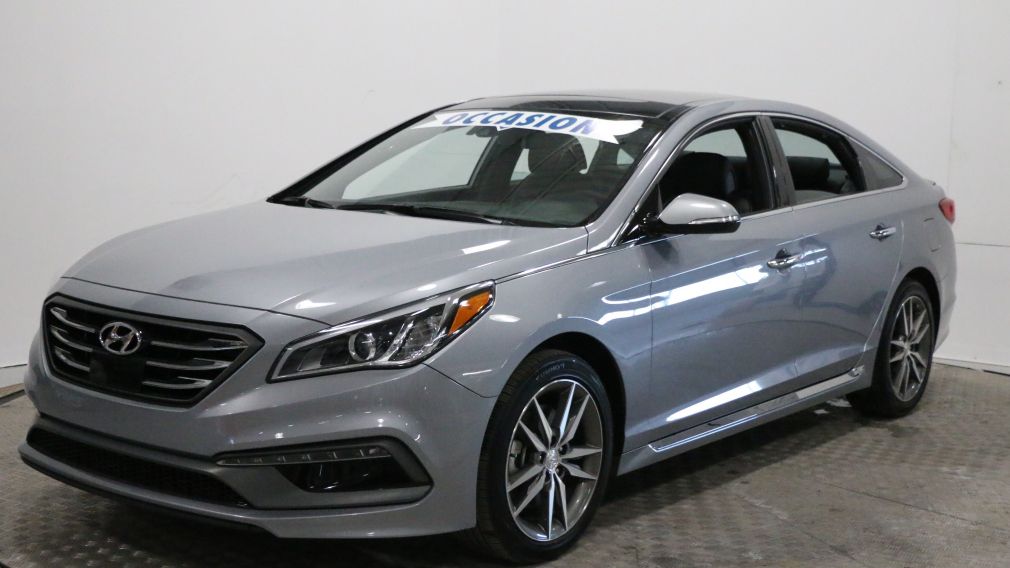 2017 Hyundai Sonata 2.0T Sport Ultimate CUIR TOIT MAGS BLUETOOTH CAM R #34