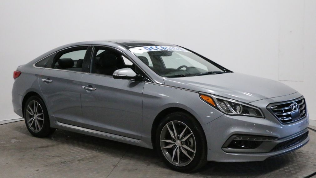 2017 Hyundai Sonata 2.0T Sport Ultimate CUIR TOIT MAGS BLUETOOTH CAM R #40