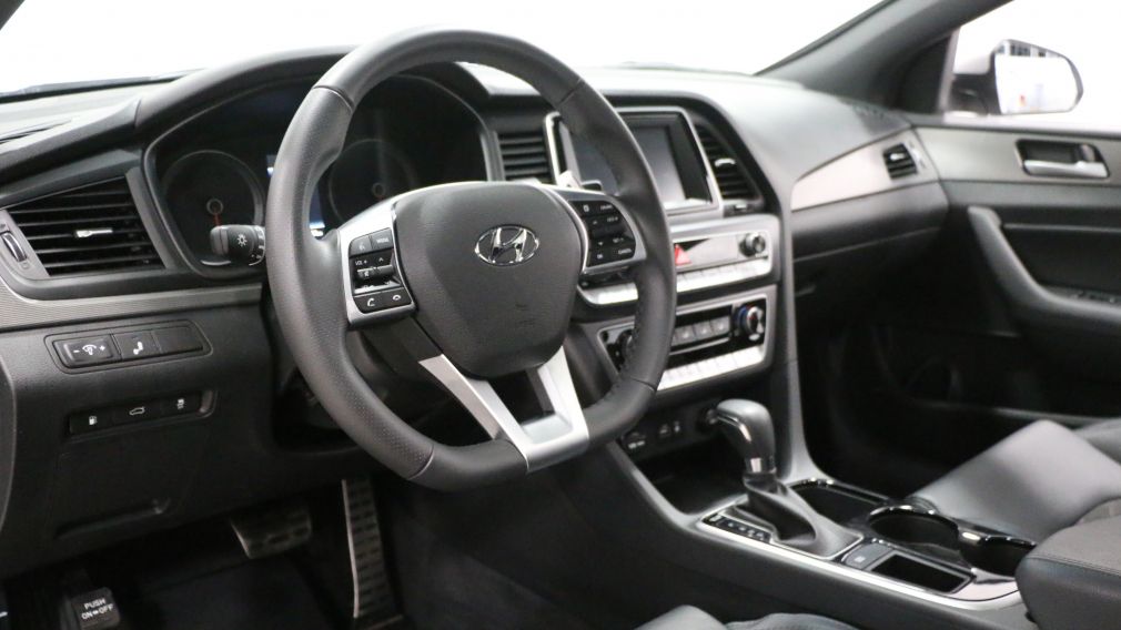 2019 Hyundai Sonata sport, paddle shift, toit ouvrant, cruise, bluetoo #11