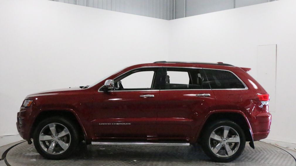 2014 Jeep Grand Cherokee OVERLAND V6 NAV ROOF LEATHER AWD 4X4 #3