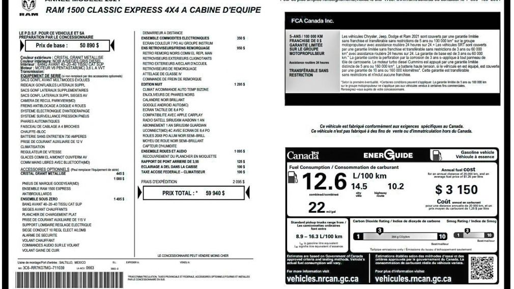 2021 Ram 1500 Express 4x4 Crew Cab 5'7" Box V6 NIGHT EDITION #32