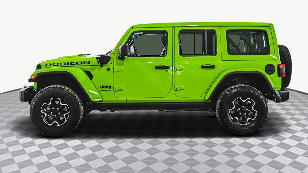 2021 Jeep Wrangler 4XE Unlimited Rubicon 4X4 CUIR SKY ONE-TOUCH #4