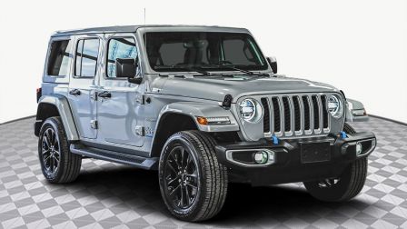 2023 Jeep Wrangler 4XE Sahara 4X4 CUIR  GROUPE TEMPS FROID COMME NEUF                à Longueuil                