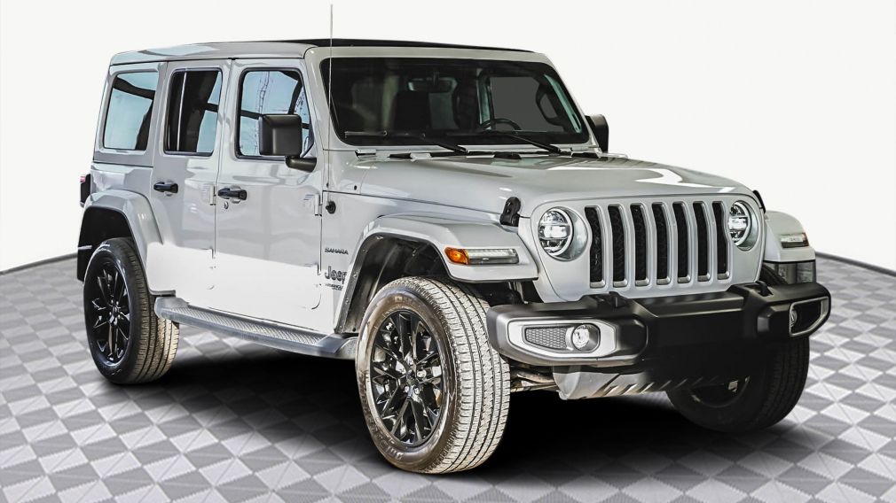 2021 Jeep Wrangler 4xe Unlimited Sahara 4x4 CUIR TOIT SKY ONE-TOUCH #0