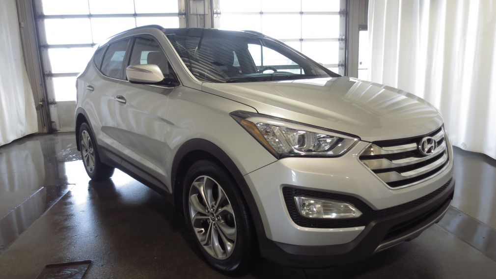 2014 Hyundai Santa Fe SE AWD CUIR TOIT VOLANT+SIEGES CHAUFFANTS BLUETOOT #0