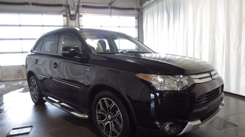 2015 Mitsubishi Outlander GT AWD CUIR TOIT OUVRANT CAMÉRA DE RECUL BLUETOOTH #0