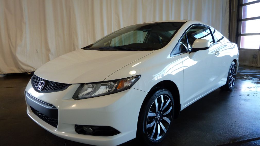 2013 Honda Civic EX-L AUTO CUIR TOIT NAVI CAMÉRA BLUETOOTH #2