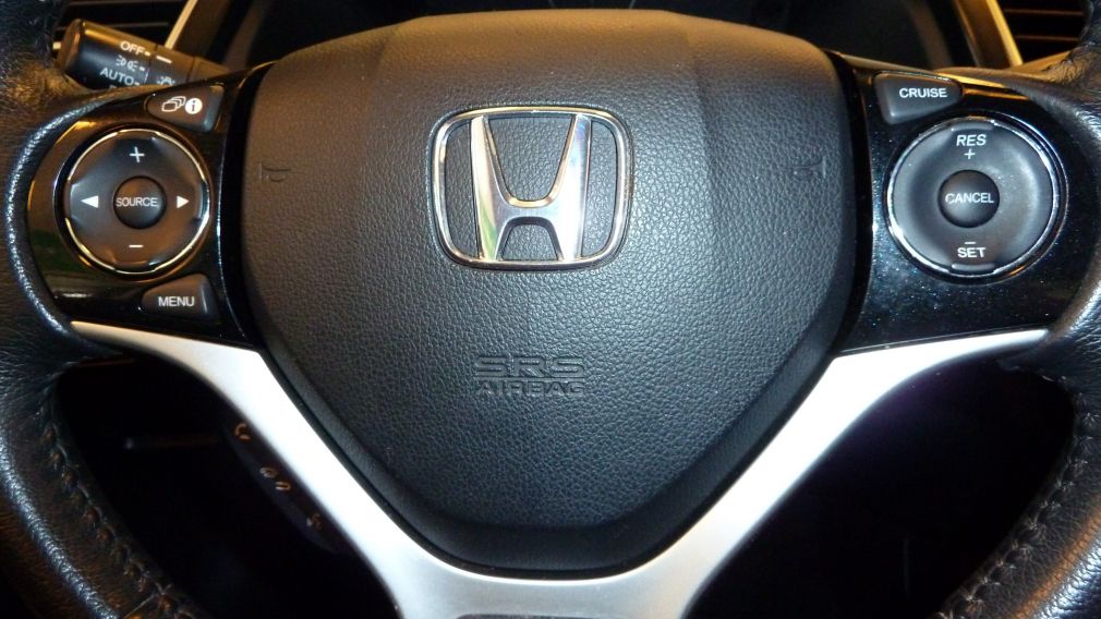 2013 Honda Civic EX-L AUTO CUIR TOIT NAVI CAMÉRA BLUETOOTH #19