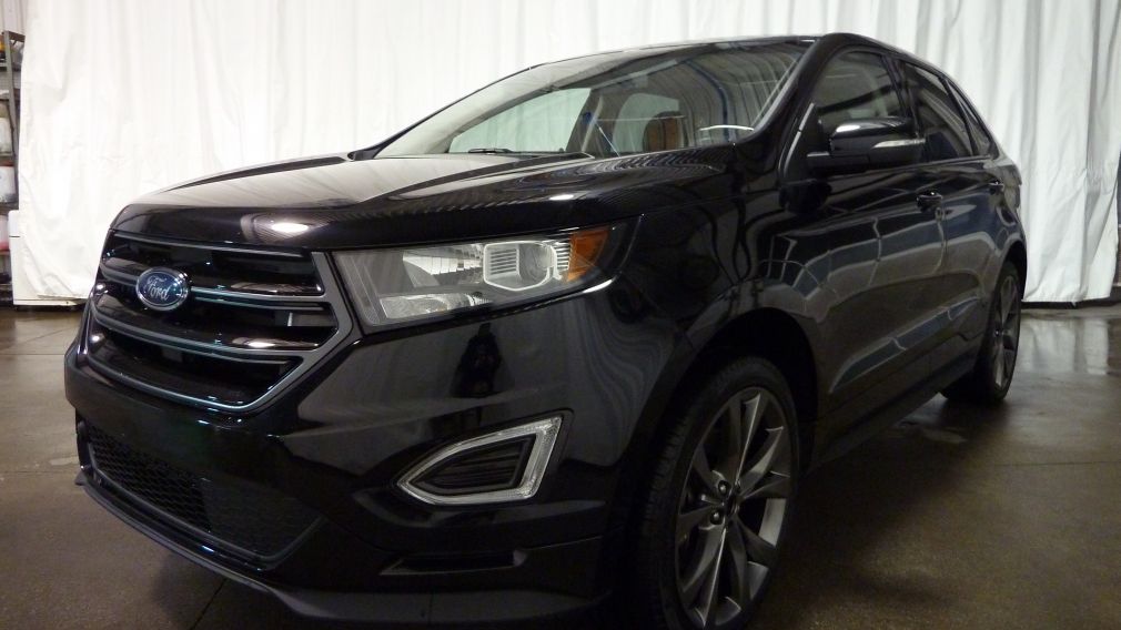 2016 Ford EDGE SPORT AWD CUIR TOIT GPS CAMÉRA ROUES 21'' #3