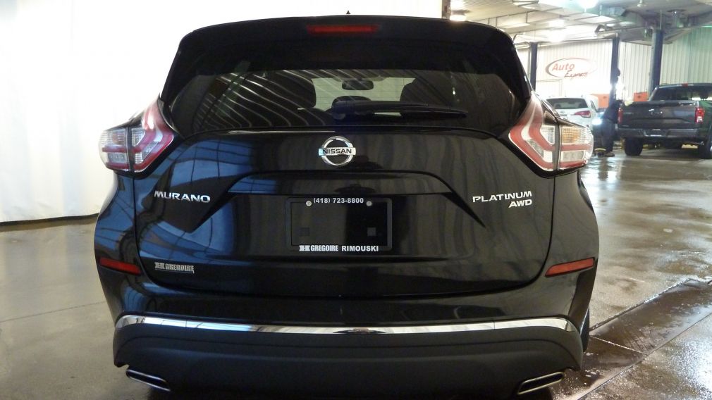 2016 Nissan Murano PLATINUM AWD CUIR TOIIT GPS CAMÉRA #6