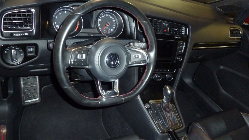 2015 Volkswagen Golf GTI AUTOBAHN CUIR TOIT CAMERA GPS BLUETOOTH #8