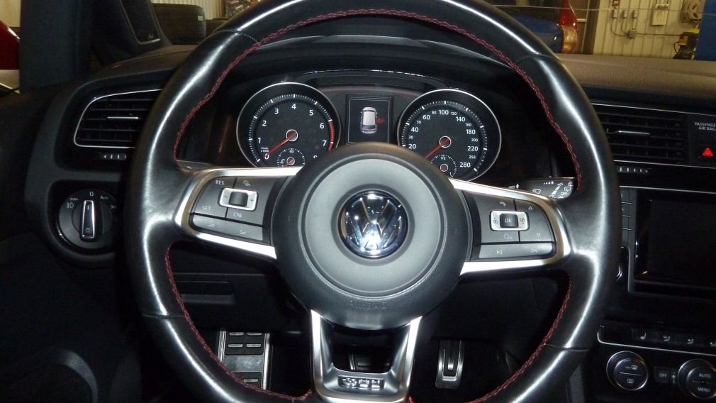 2015 Volkswagen Golf GTI AUTOBAHN CUIR TOIT CAMERA GPS BLUETOOTH #19