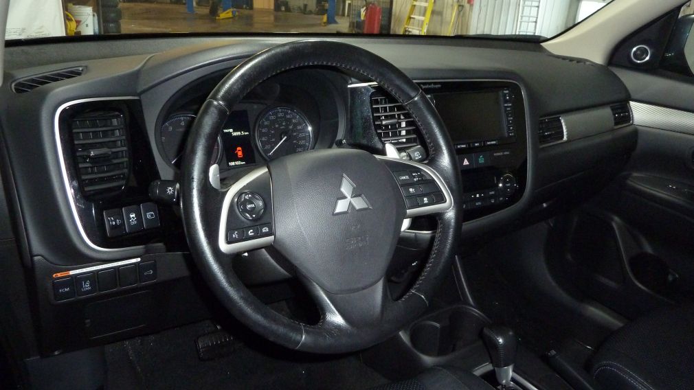 2014 Mitsubishi Outlander GT AWD CUIR TOIT GPS CAMERA #8