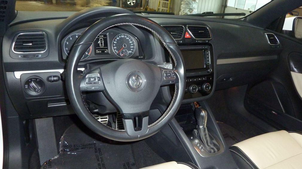 2015 Volkswagen EOS WOLFSBURG GPS CUIR SIEGES CHAUFFANTS BLUETOOTH #17