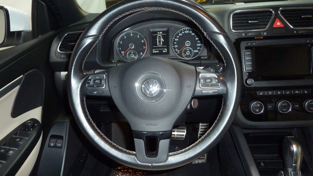 2015 Volkswagen EOS WOLFSBURG GPS CUIR SIEGES CHAUFFANTS BLUETOOTH #26