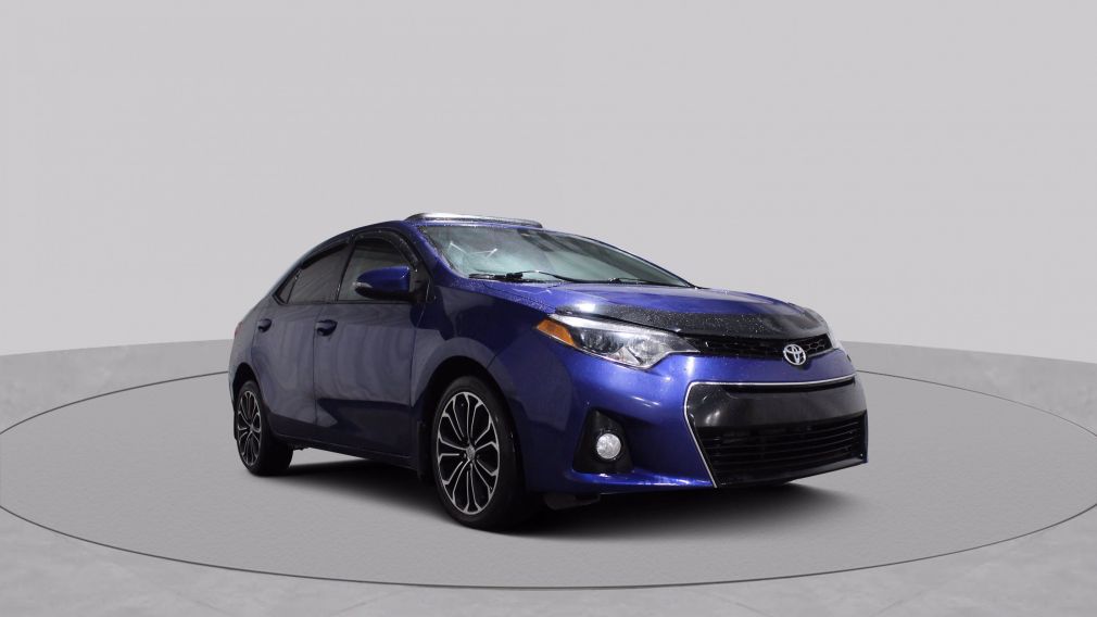 2014 Toyota Corolla S CUIR CAMERA BLUETOOTH SIEGES CHAUFANTS #0