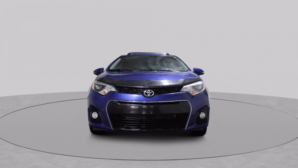 2014 Toyota Corolla S CUIR CAMERA BLUETOOTH SIEGES CHAUFANTS #2