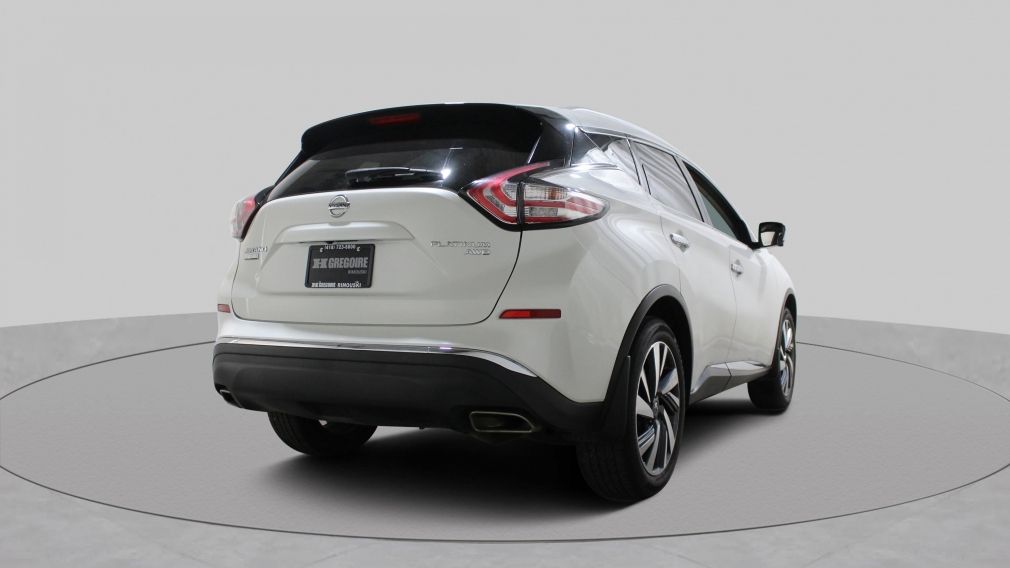 2017 Nissan Murano PLATINUM CUIR TOIT PANO NAVI CAMERA 360 #7