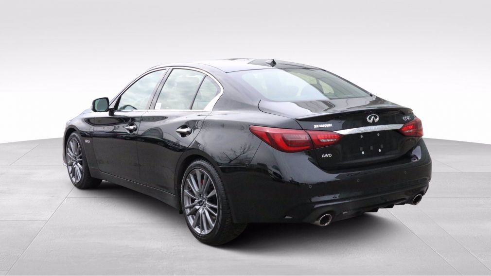 2018 Infiniti Q50 Red Sport 400 CUIR TOIT NAV MAGS 19 POUCES #5